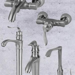 شیرآلات فول ست -ابریشم مات استیل - فروشگاه عرفانی شاپ